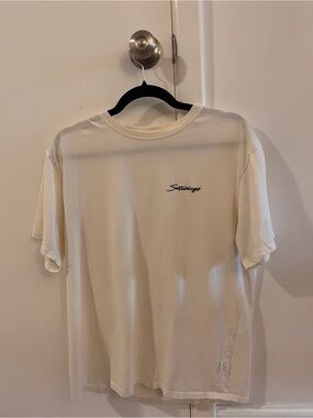 Saturdays New York City Cream Short-Sleeve Logo Tee